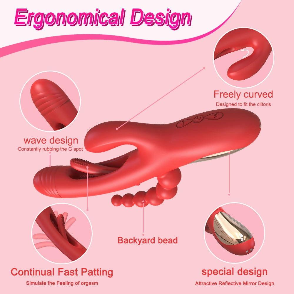 Lora-Rabbit Tapping Vibrator for Women G-Spot Patting Clitoris Clit Stimulator