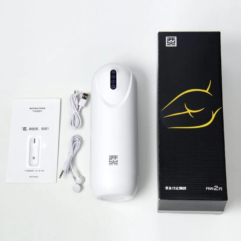 Lurevibe - Open Fire Male Sucking Telescopic Masturbation Cup