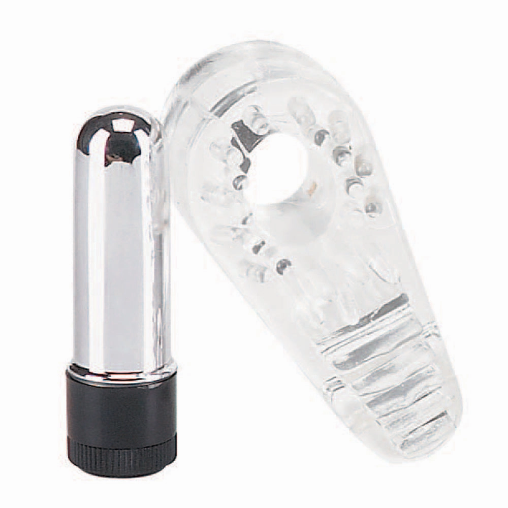 Luvn It Vibrating Nubby Silicone Cock Ring