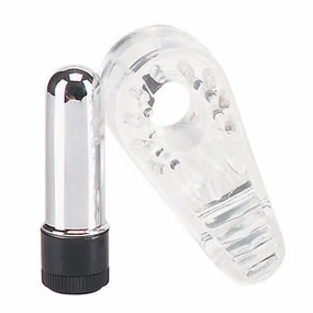 Luvn It Vibrating Nubby Silicone Cock Ring