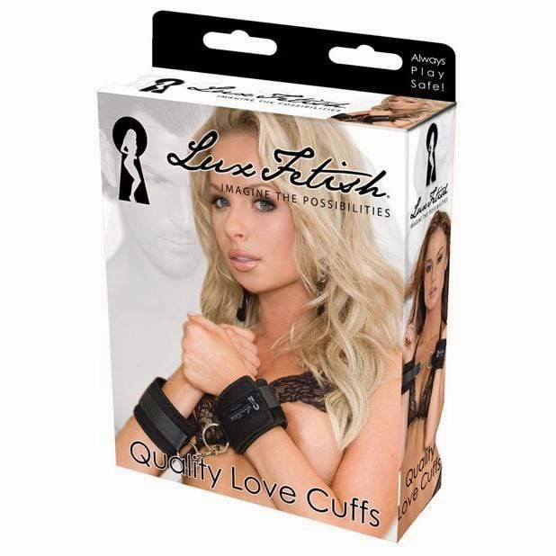 Lux Fetish - Quality Love Cuffs (Black)