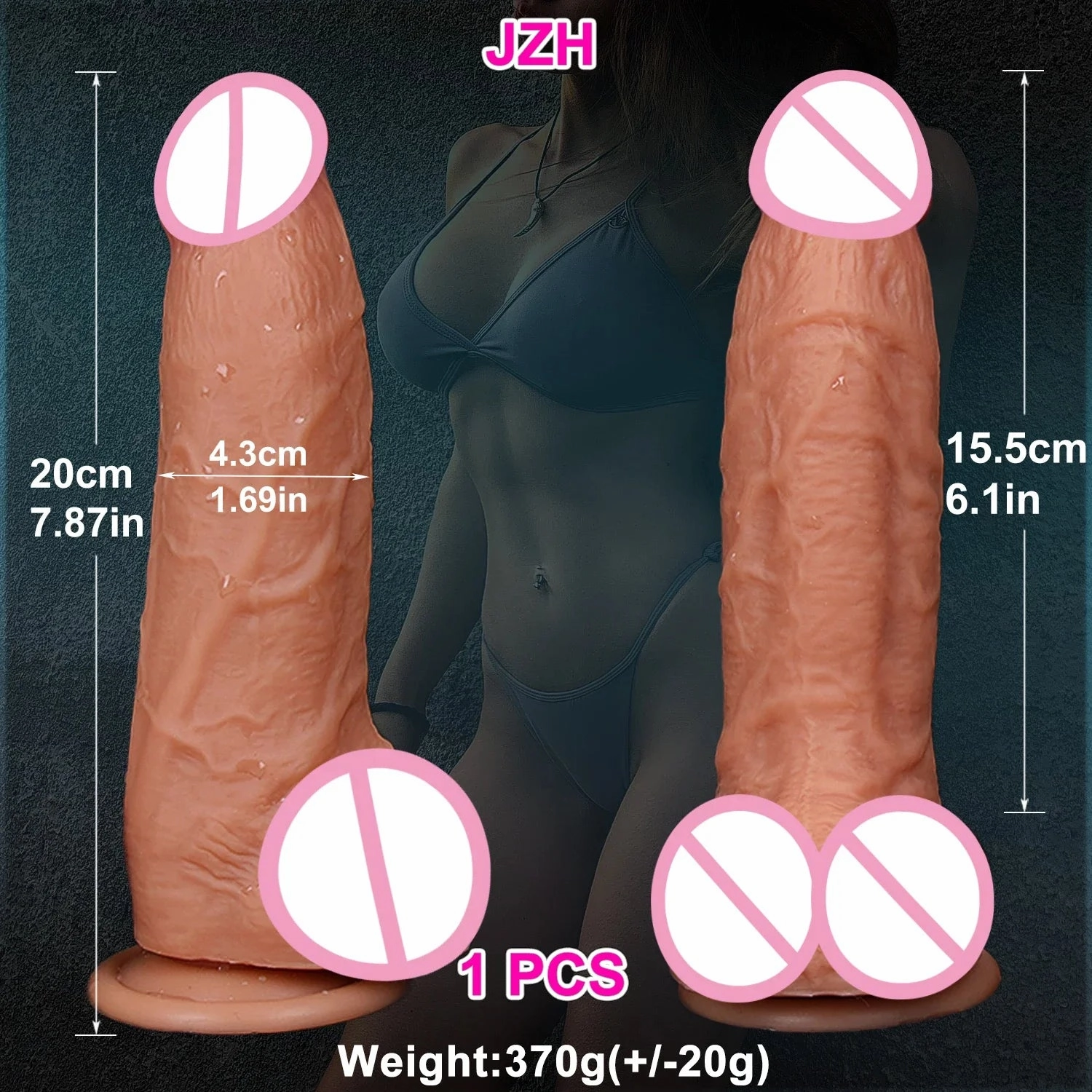 Magic Mike Pornstars Real Life Luxury Silicone Dildo