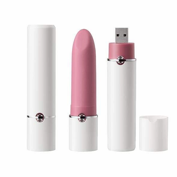 Magic Motion - Magic Lotus App-Controlled Lip Stick Mini Vibrator (Pink)