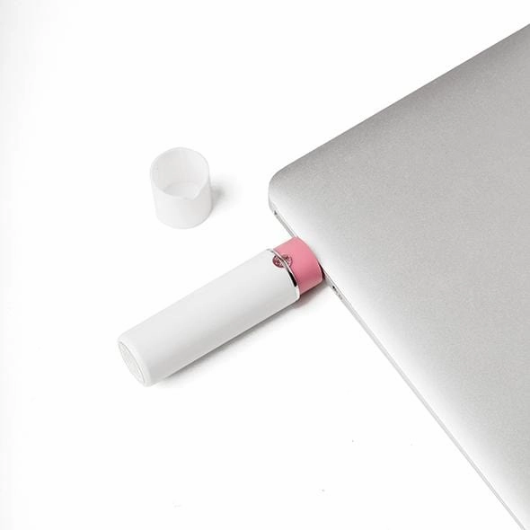 Magic Motion - Magic Lotus App-Controlled Lip Stick Mini Vibrator (Pink)