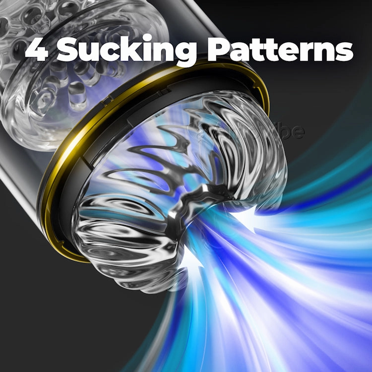 Male Sex Toys with 10 Thrusting,4 Sucking & 10 Rotating Modes
