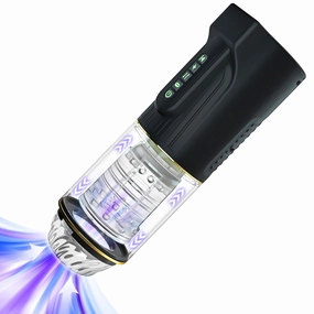 Male Sex Toys with 10 Thrusting,4 Sucking & 10 Rotating Modes
