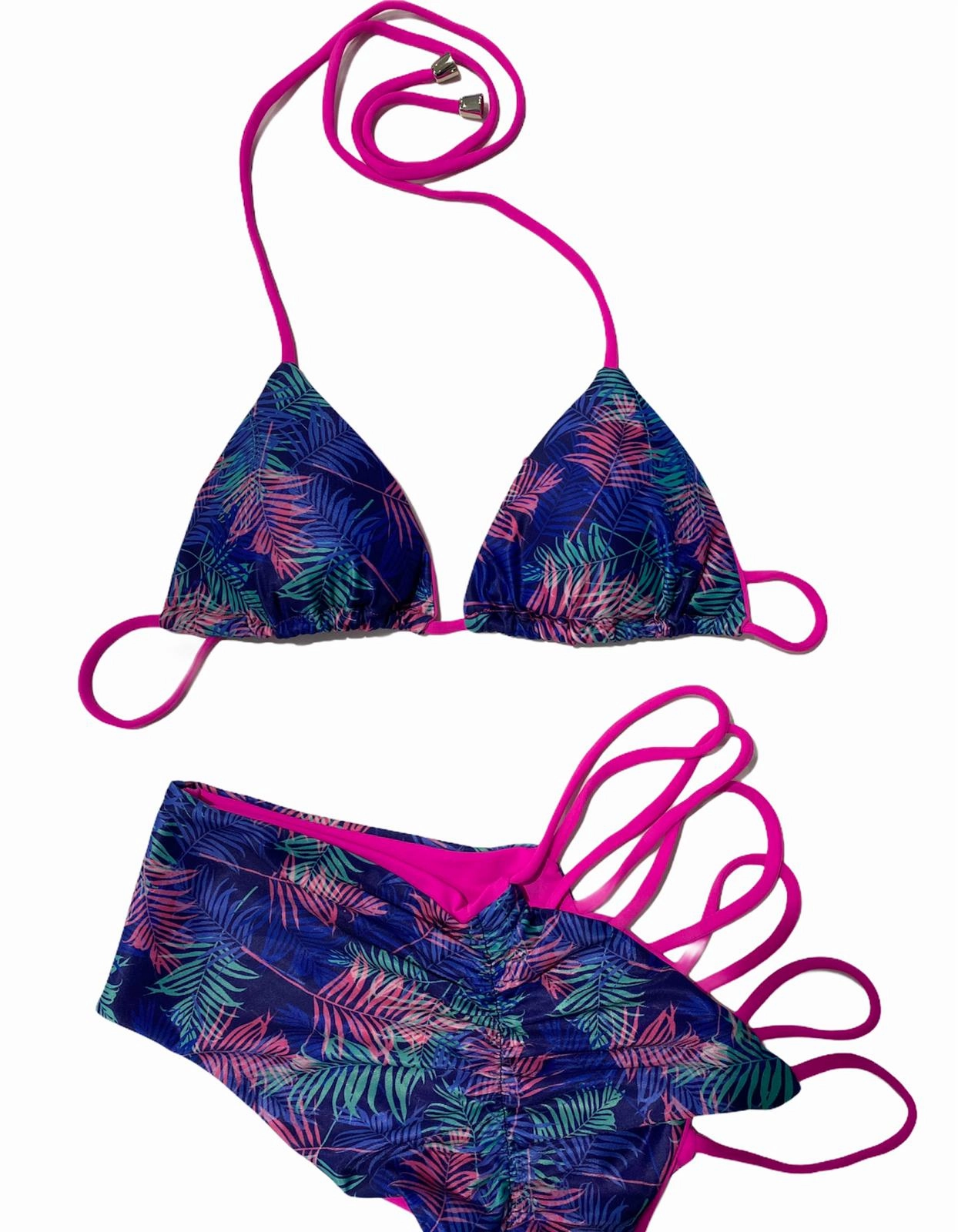 Miami Palms High Waisted Bikini