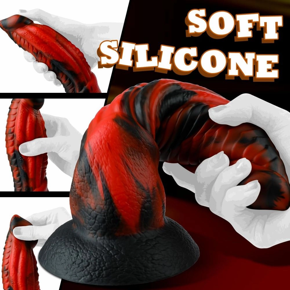 Monster Dildo Fantasy Dragon Dildos with Suction Cup 8.5 Inch Silicone Adult Sex Toy