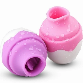 Nipple sucker with tongue
