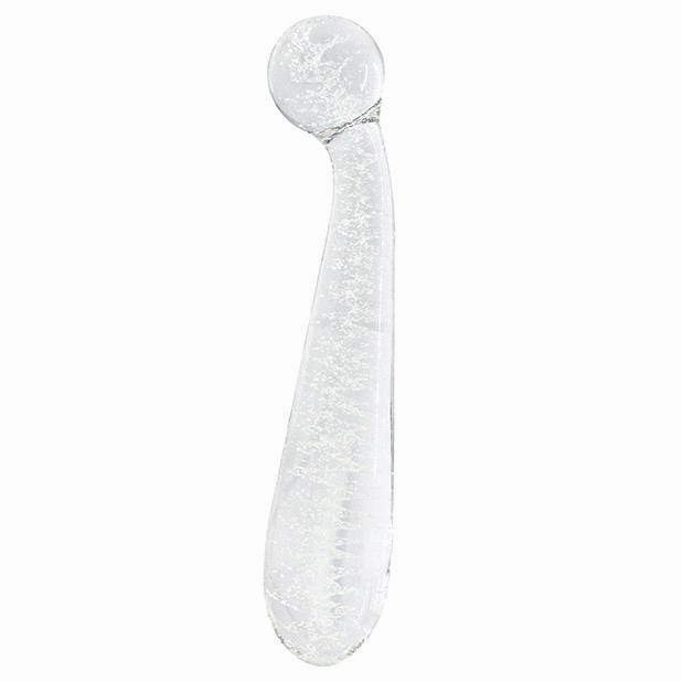 NS Novelties - Firefly Glow In The Dark Glass G Spot Wand Massager (Clear)