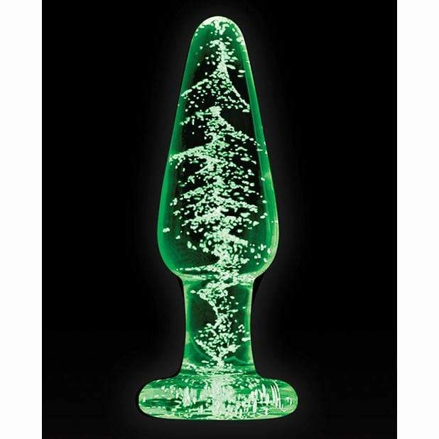 NS Novelties - Firefly Glow In The Dark Glass Tapered Anal Plug