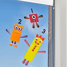 Numberblocks Reusable Clings