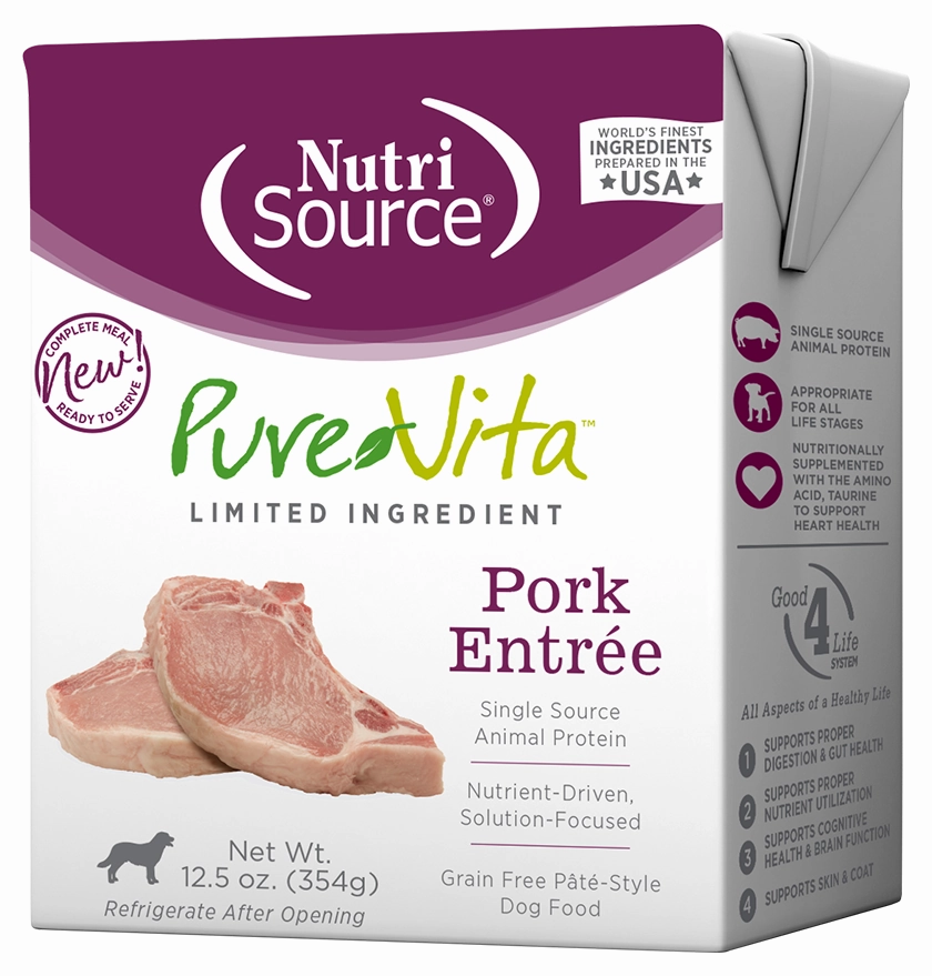 NutriSource® PureVita™ Pork Entrée Limited Ingredient Wet Dog Food