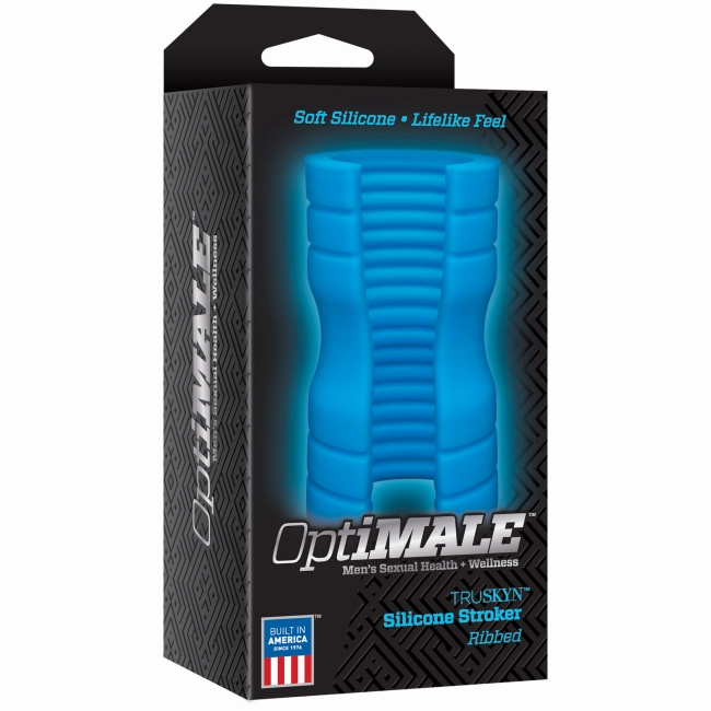OptiMALE TRUSKYN Silicone Stroker - Ribbed