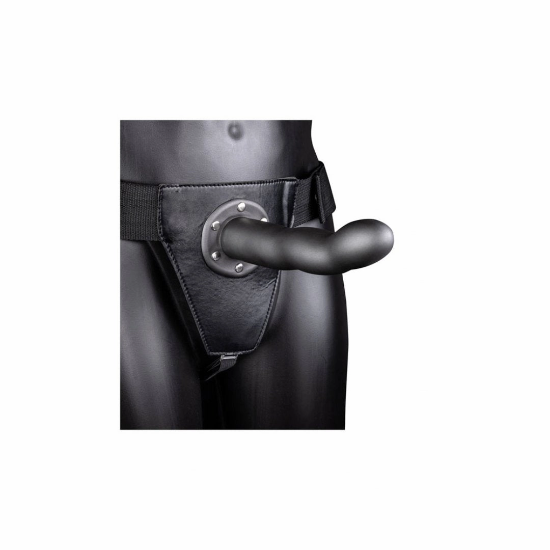 OUCH! Curved Hollow Strap-on 8in/20cm