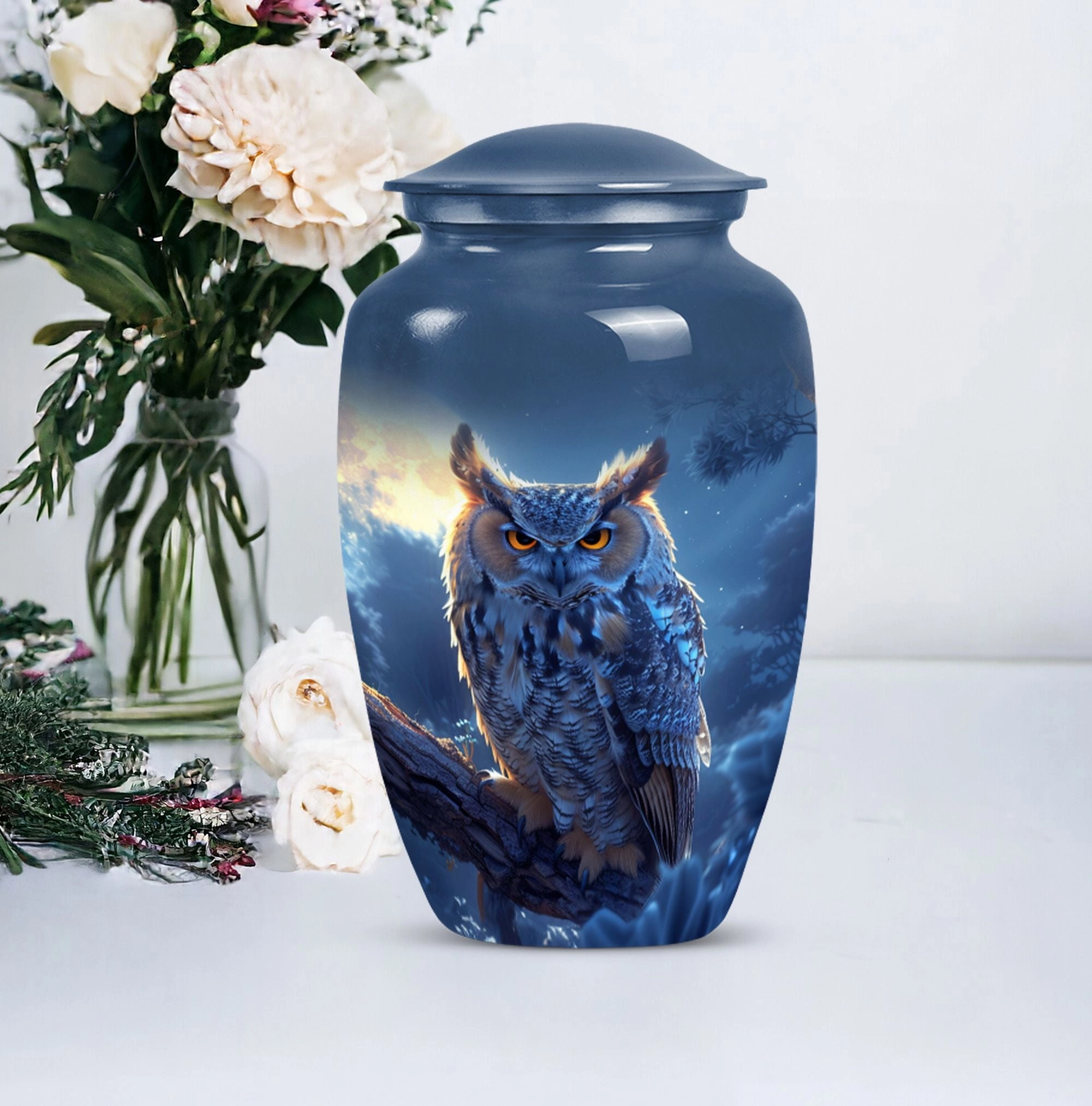 Owl Cremation Urn Providing Elegant Final Resting Place
