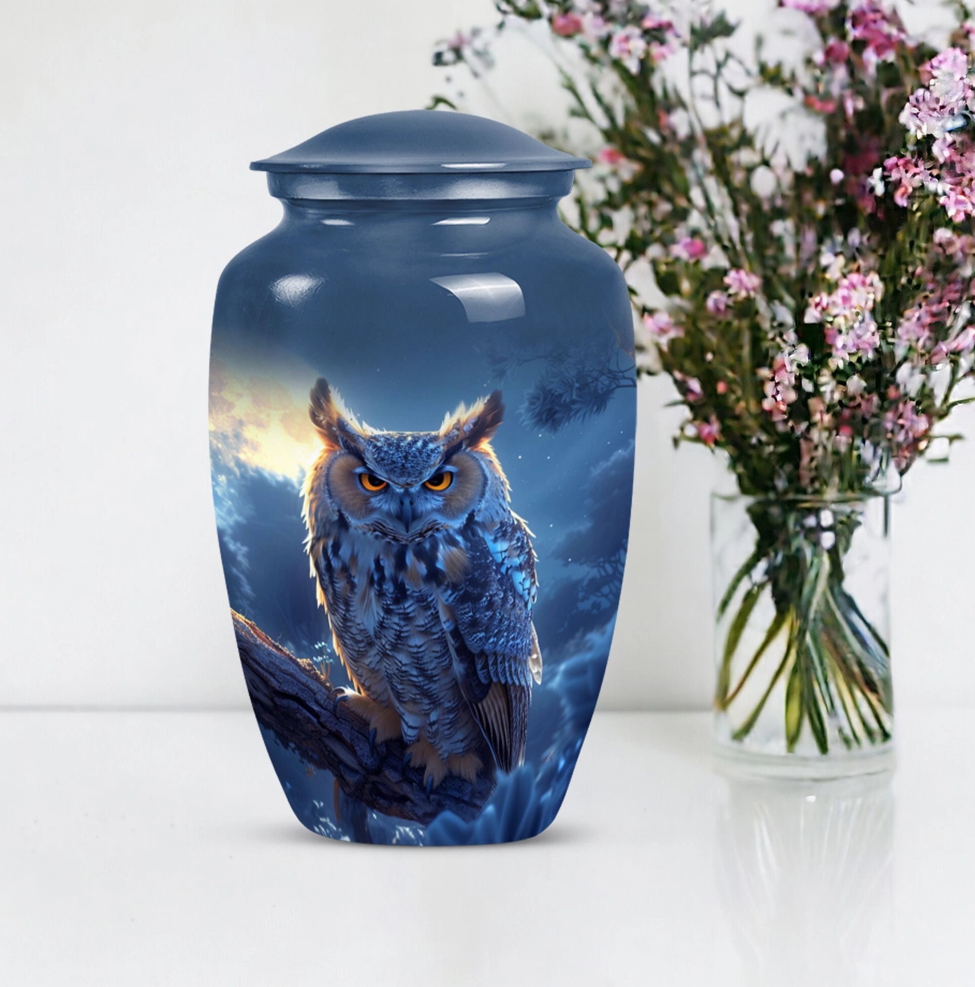 Owl Cremation Urn Providing Elegant Final Resting Place