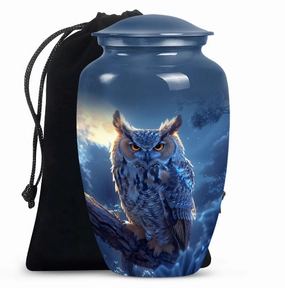 Owl Cremation Urn Providing Elegant Final Resting Place