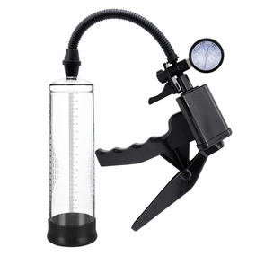 Passion Pump Pistol-Grip Penis Pump With Pressure Gauge