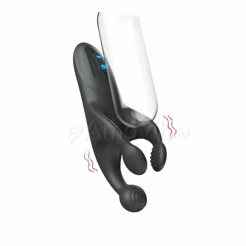 Penis Vibrator with Tapping and Vibration