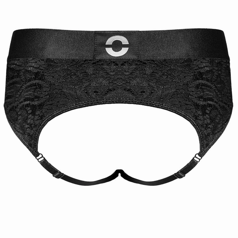 Petite Cheeky Panty  Harness - Black