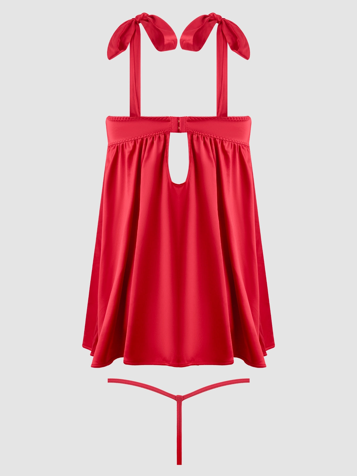 Petra Satin Open Cup Babydoll