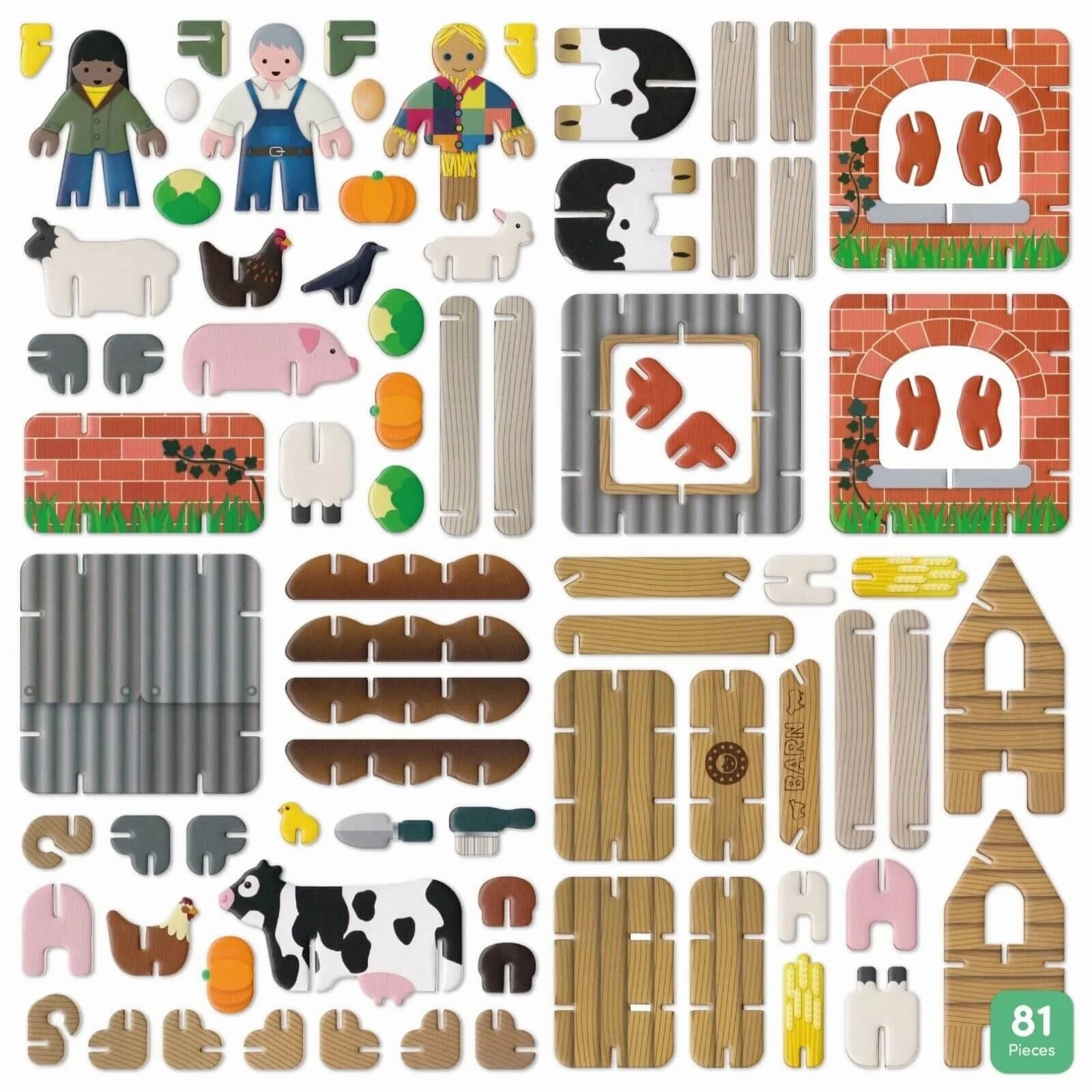 Playpress Toys Farmyard Playset