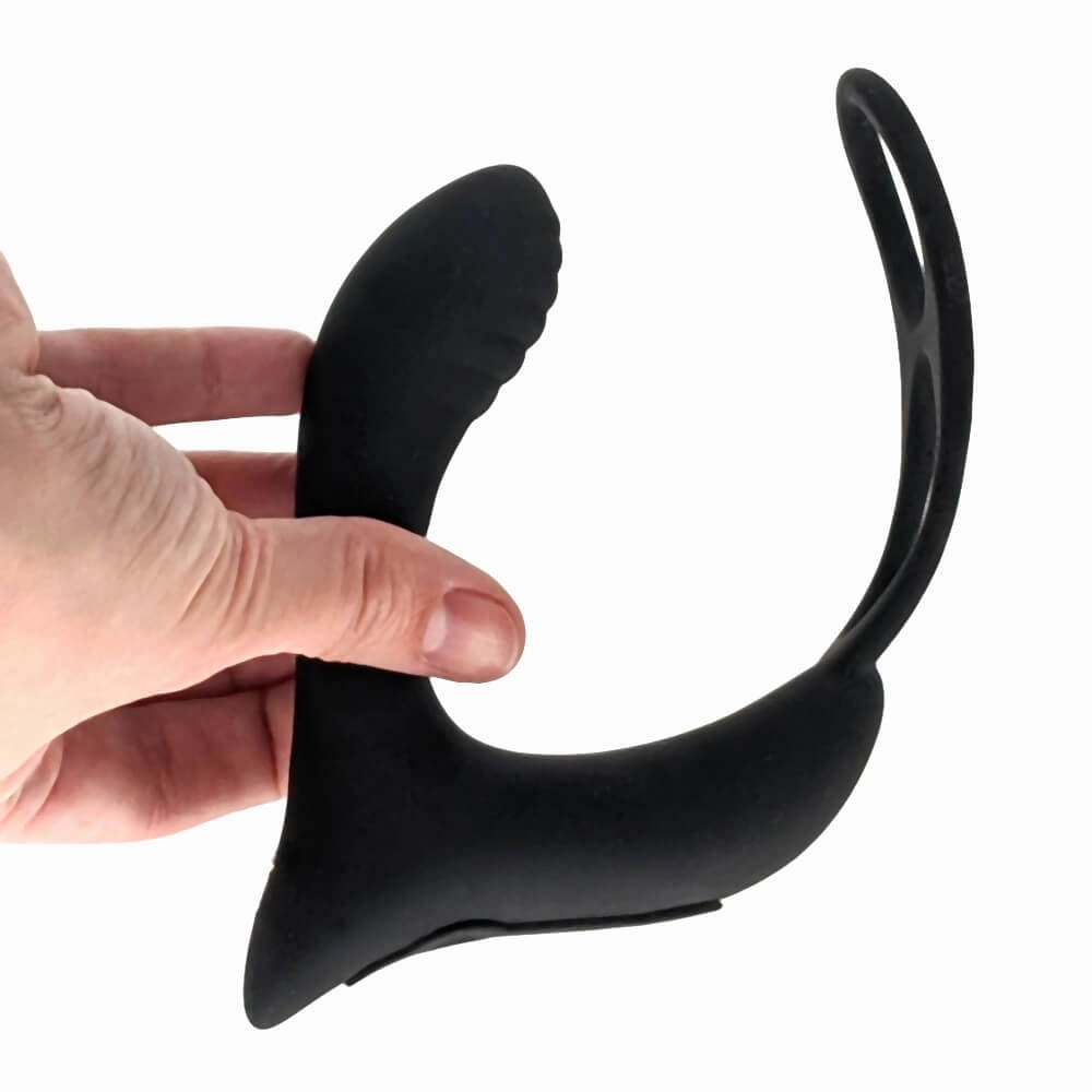 Prostate Massage II Prostate Massager (with Penis and Balls Rings)