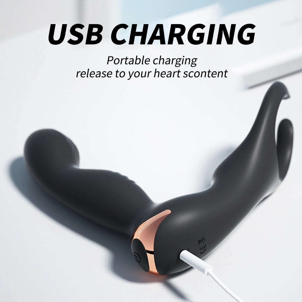 Prostate Massager with Dual Vibrations