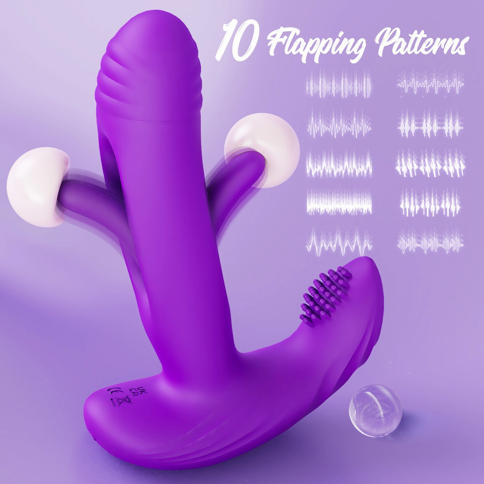 PulseBliss - G Spot Vibrator with Flapping & Vibrating Modes