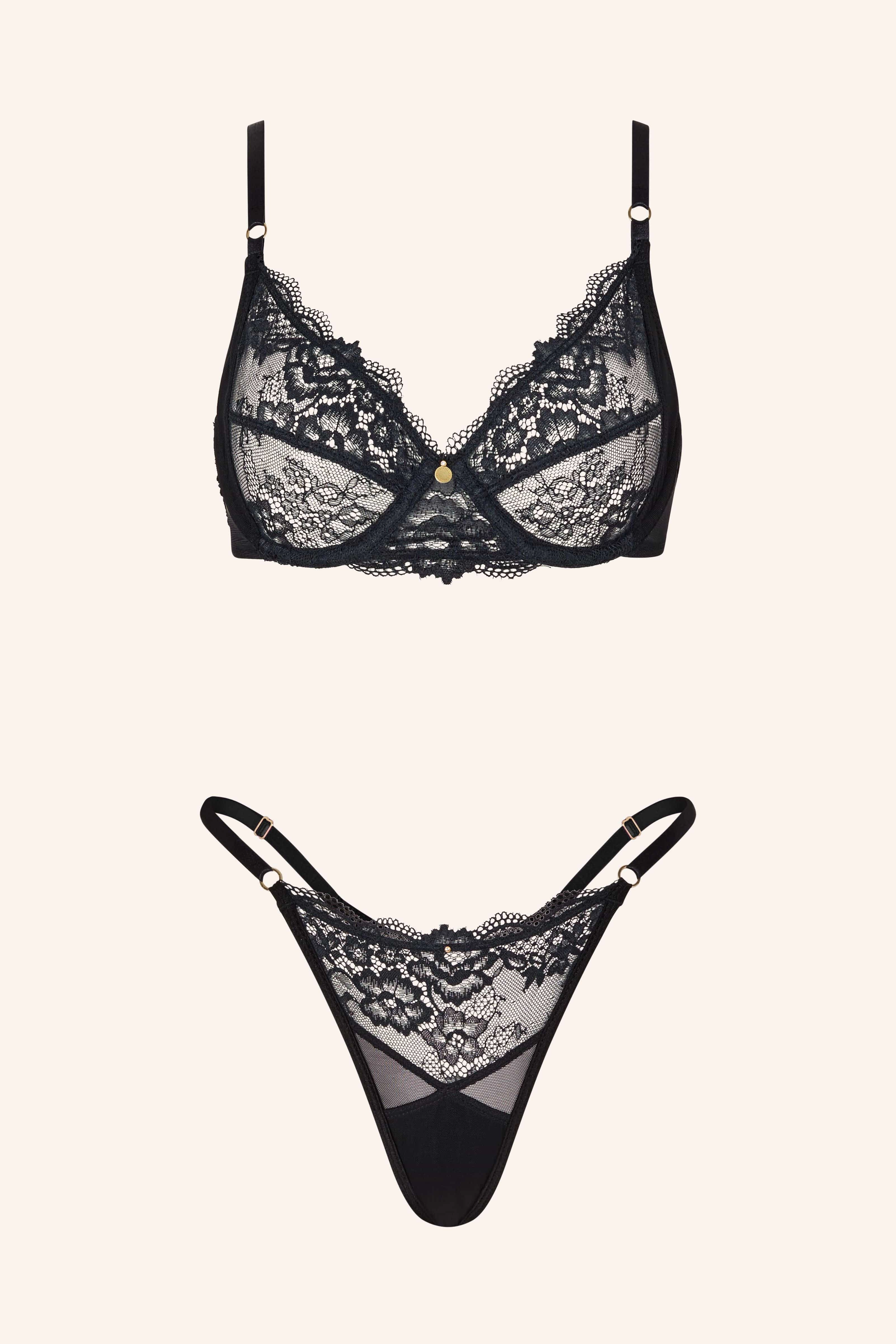 Push Up Bra Black