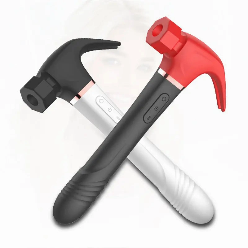Quusvik 4-in-1 G-Spot Vibrator Hammer Dildo for Women, Suction & Masturbation Toy