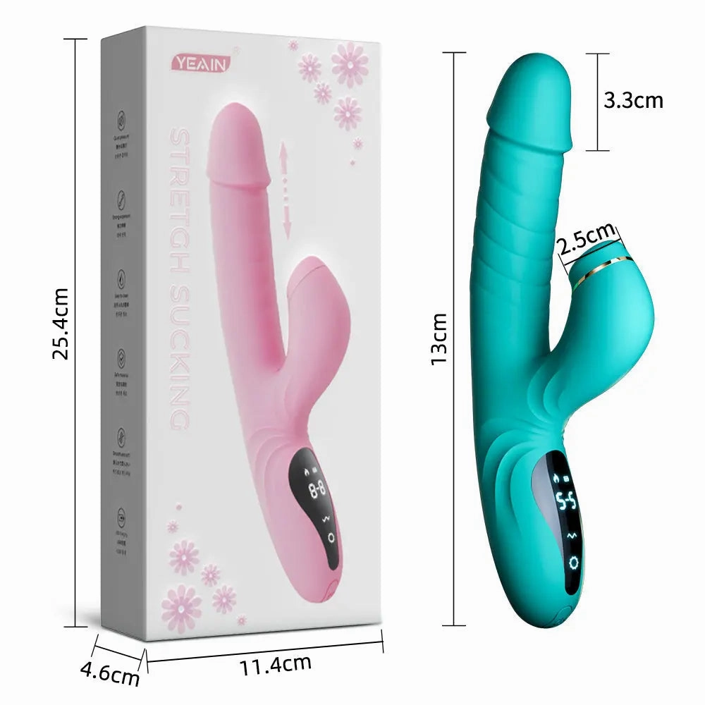 Quusvik - Suck Telescopic Heating Vibrator