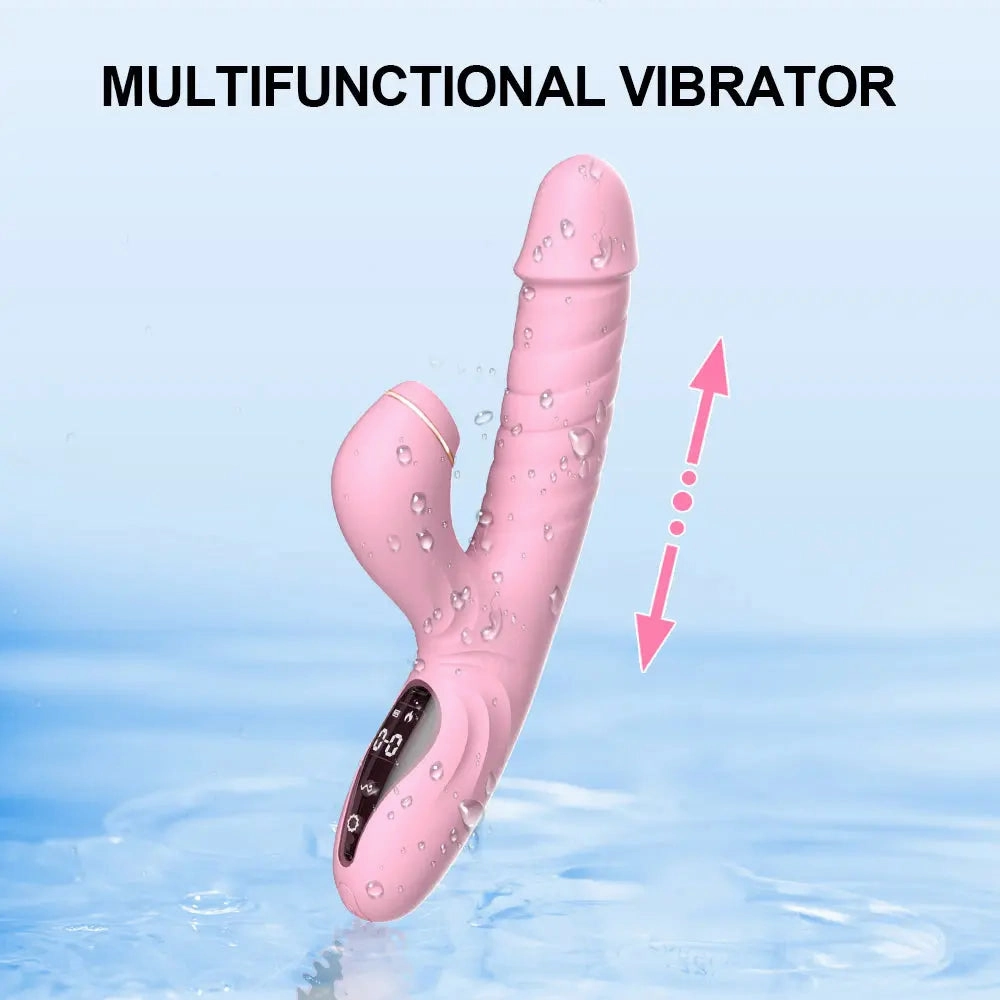 Quusvik - Suck Telescopic Heating Vibrator