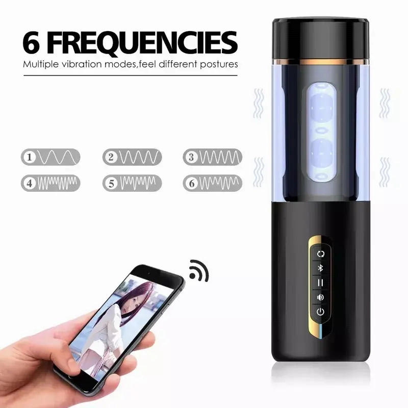 Quusvik Automatic Telescopic Masturbator for Men with Intelligent Voice