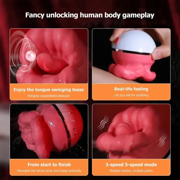 Quusvik Clitoris Vibrator - Sucking, Licking & Swinging Oral Sex Toy for Women