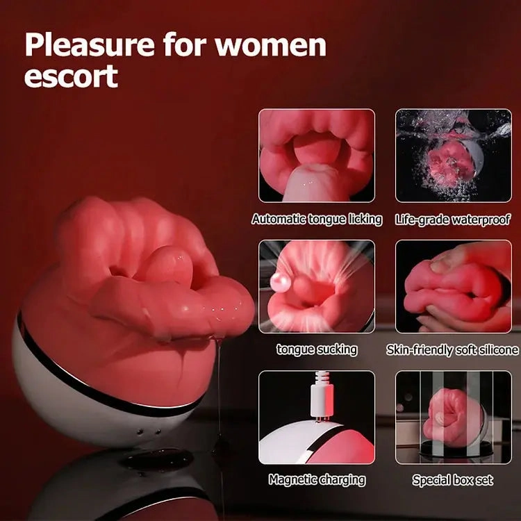 Quusvik Clitoris Vibrator - Sucking, Licking & Swinging Oral Sex Toy for Women