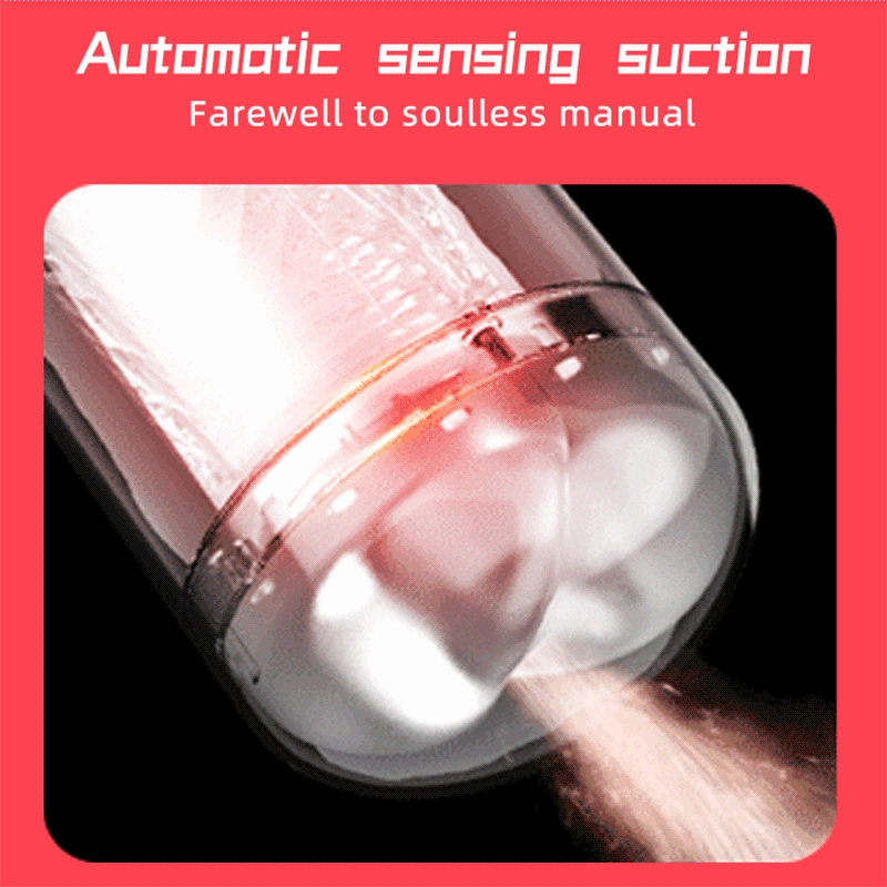 Quusvik Rotating Suction Male Masturbator with Sound-Enabled Feature