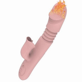 Rabbit Vibrator with Tongue Sucker