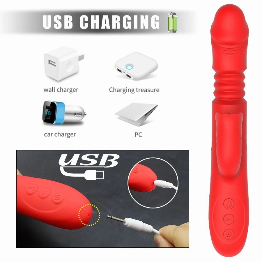 Rabbit Vibrator with Tongue Sucker