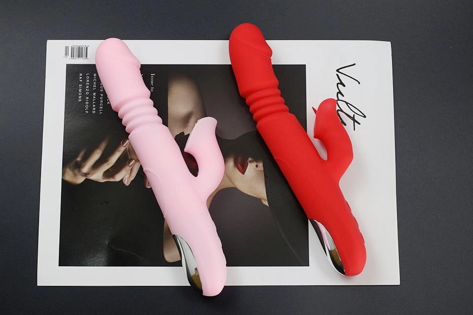 Rabbit Vibrator with Tongue Sucker