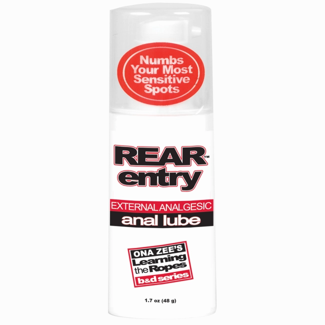 Rear Entry - Anal Lube - External Analgesic - 1.7 oz.
