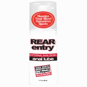 Rear Entry - Anal Lube - External Analgesic - 1.7 oz.