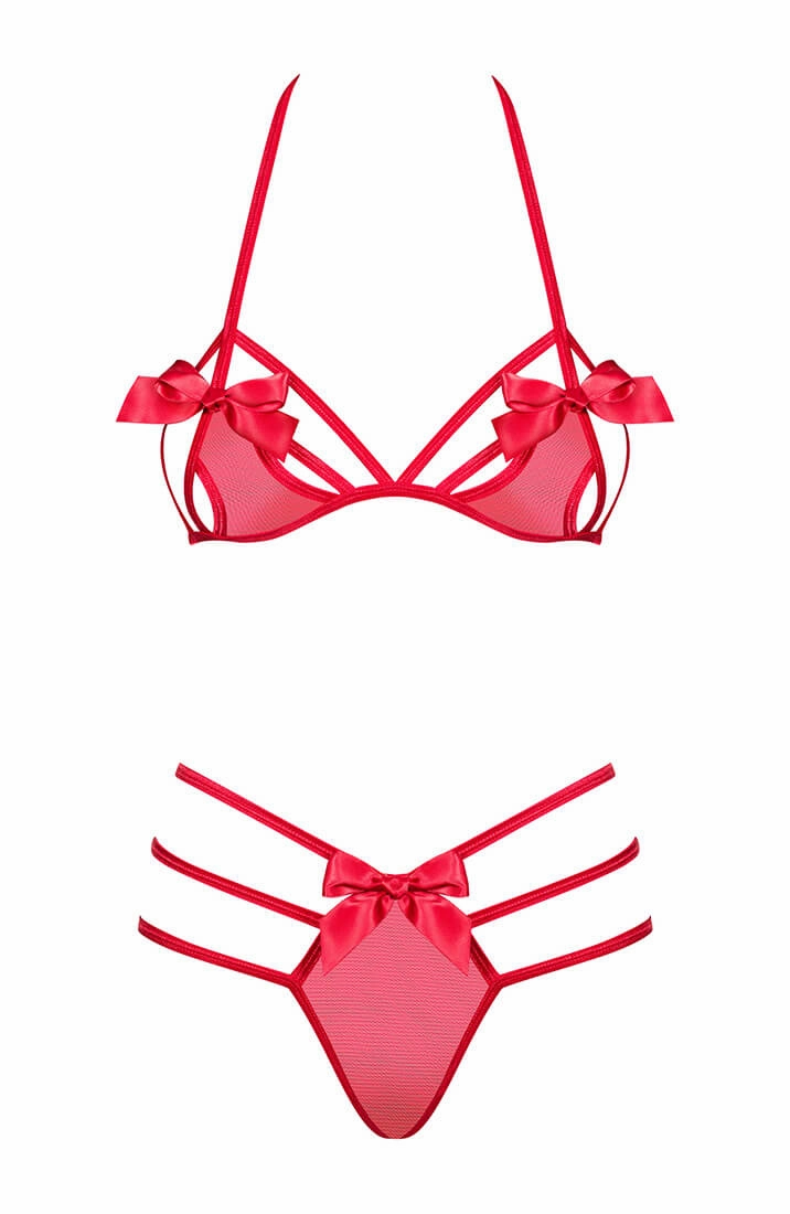 Red bow lingerie set - All Yours