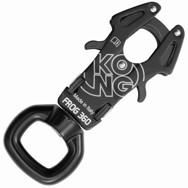 Ring Mountable Shackle Swivel for Suspension Rings - 23kn - Frog 360 - Textile Friendly Swivel