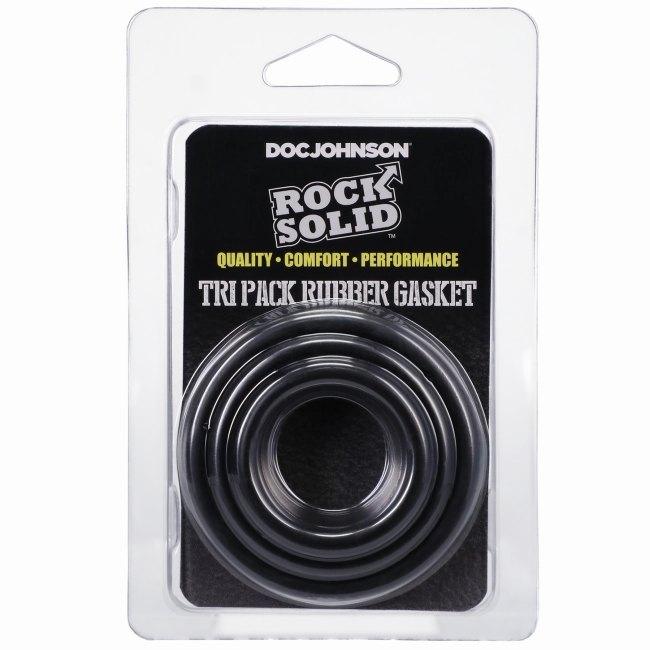 Rock Solid Tri-Pack Rubber Gasket