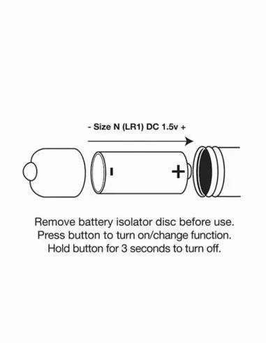 Rocks-off vibrating bullet ro-80mm midnight metal