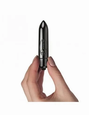Rocks-off vibrating bullet ro-80mm midnight metal