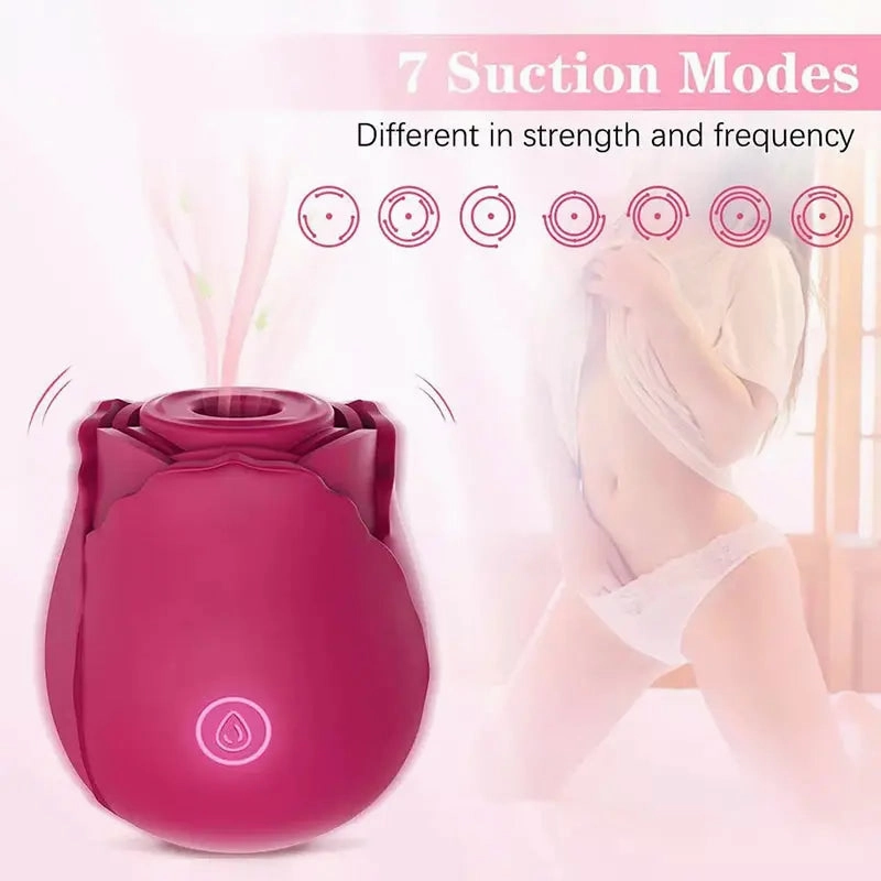 Rose nipple clitoris sucking vibrator