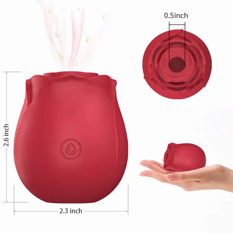 Rose nipple clitoris sucking vibrator